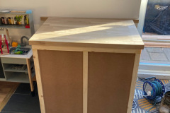 Chest Freezer Cabinet In Place