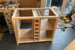 Drinks Cabinet Base with Wine Rack