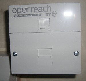 BT FTTC (VDSL2) Faceplate