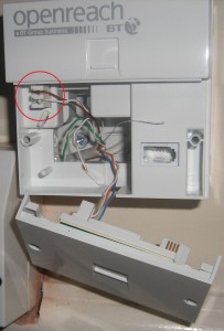 Inside a BT FTTC (VDSL2) Faceplate