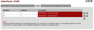 pfSense VLAN Config